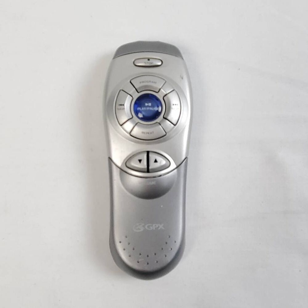 Original GPX S7020 remote control for select GPX audio systems. Features volume,